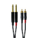 Cordial CFU PC Twin Cable To Cinch RCA 1,5m
