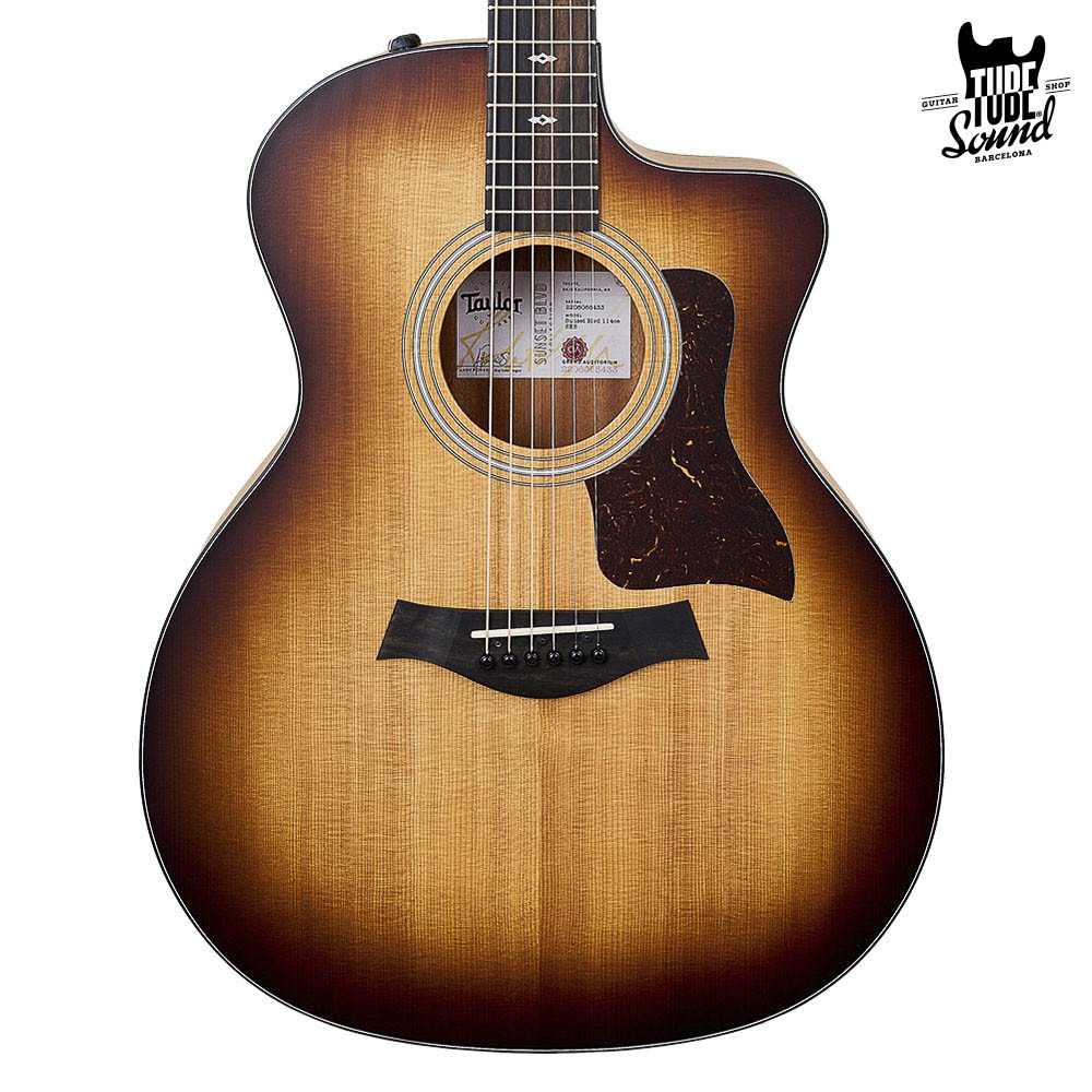 Taylor 114ce Sunset Boulevard Shaded Edgeburst