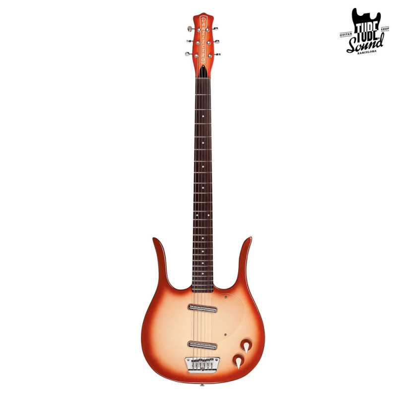 Danelectro 58 Longhorn Baritone Bass Copper burst