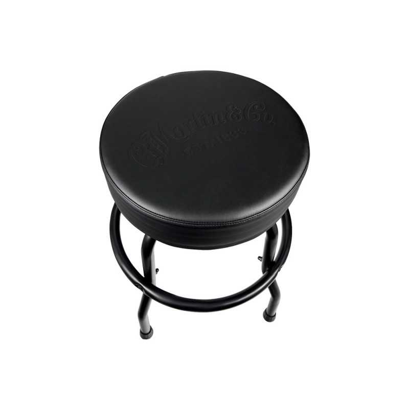 Martin Barstool Black 24" Logo