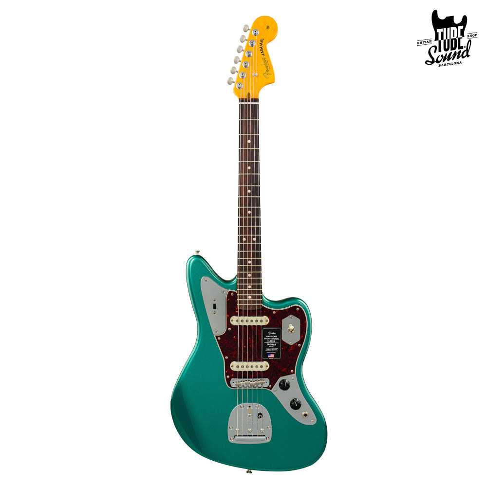 Fender Jaguar American Professional Classic RW Faded Sherwood Green Metallic