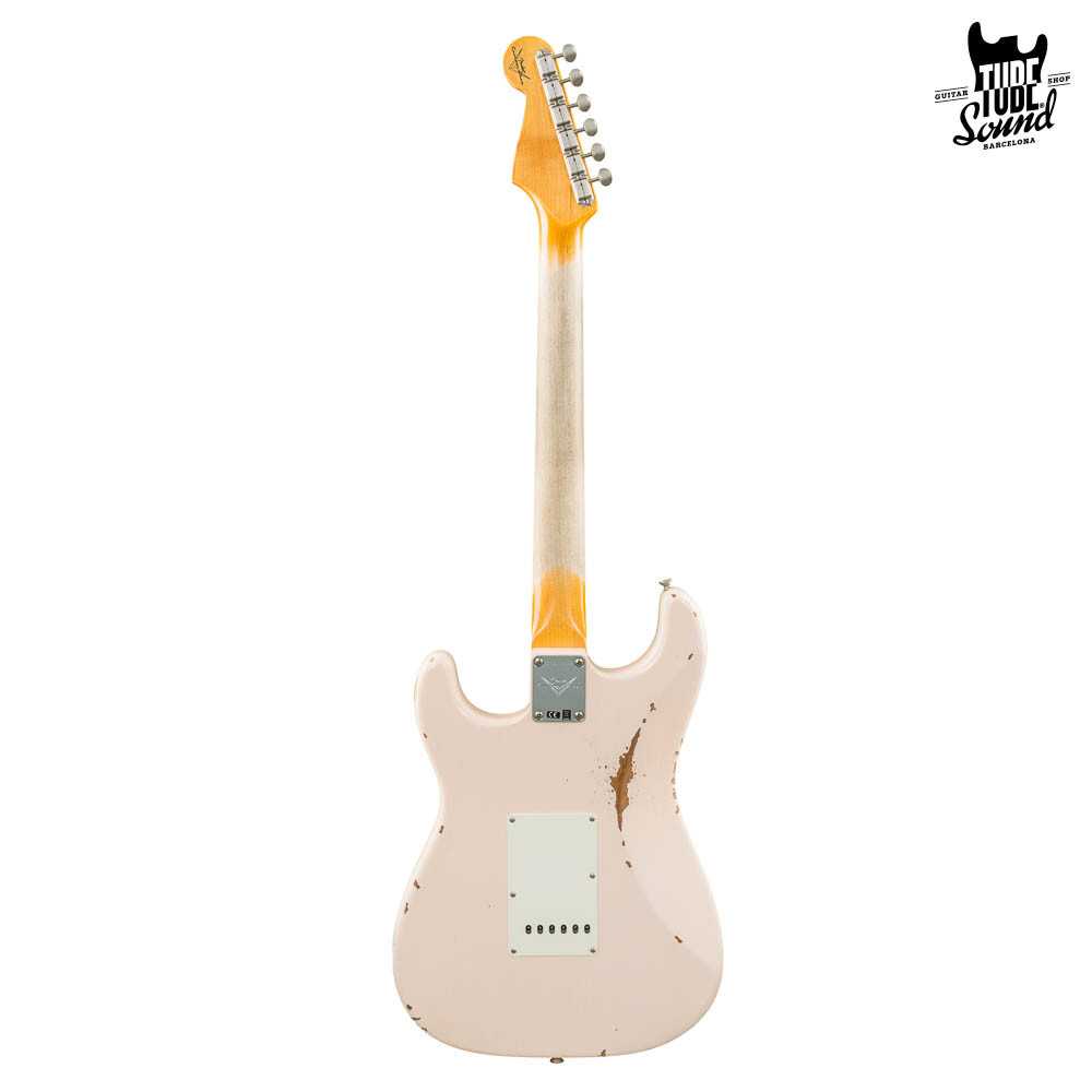 Fender Custom Shop Stratocaster Late 62 RW Relic CC Hardware Super Faded Aged Shell Pink