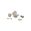 Gibson PMMH-060 Deluxe White Button Tuner Set Vintage Nickel