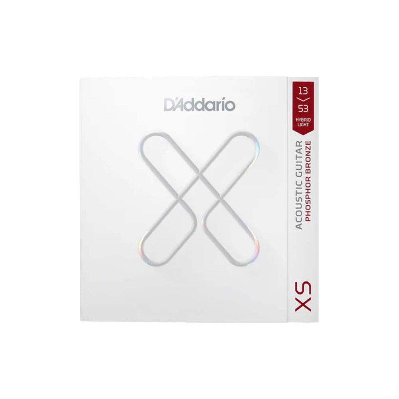 D'Addario XSAPB1353 Phosphor Bronze Acoustic Hybrid Light 13-53