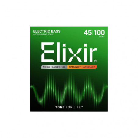 Elixir 14052 NPS Nanoweb Bass Light 45-100