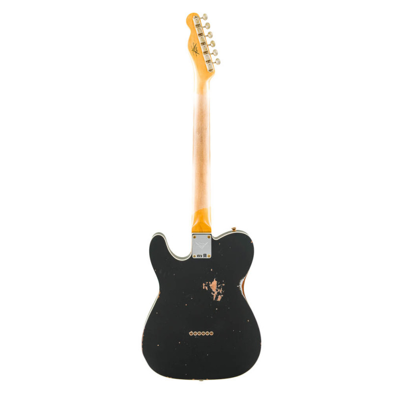 Fender Custom Shop Telecaster Custom Double Esquire Ltd. Ed. RW Relic Black