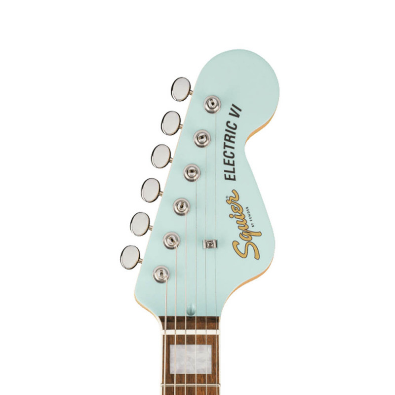 Squier Electric VI Paranormal Offset LR Daphne Blue