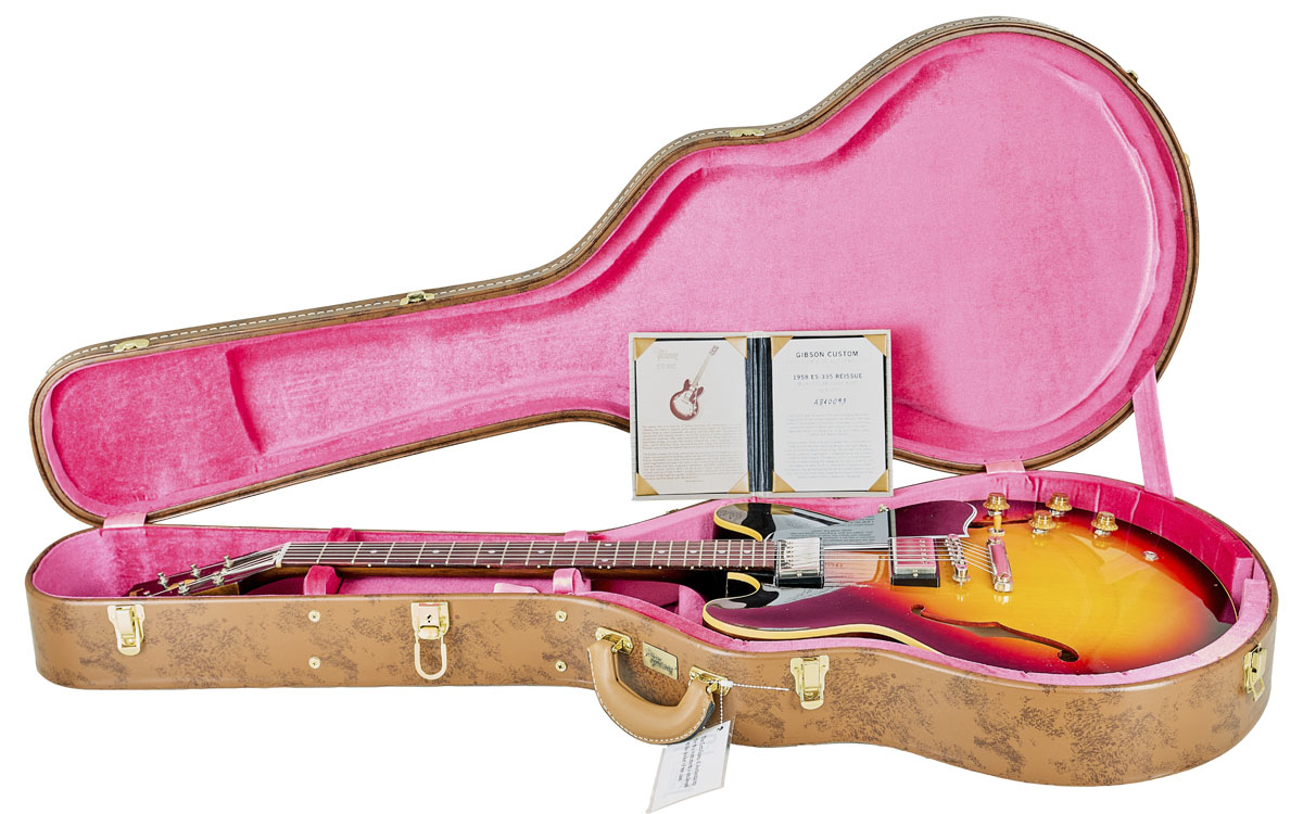Gibson Custom ES-335 1958 Reissue Murphy Lab Light Aged Tri Brust