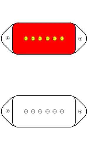 T-Type (Rhythm, Nickel Cover, 2-Conductor, Alnico 5, 7.3K)