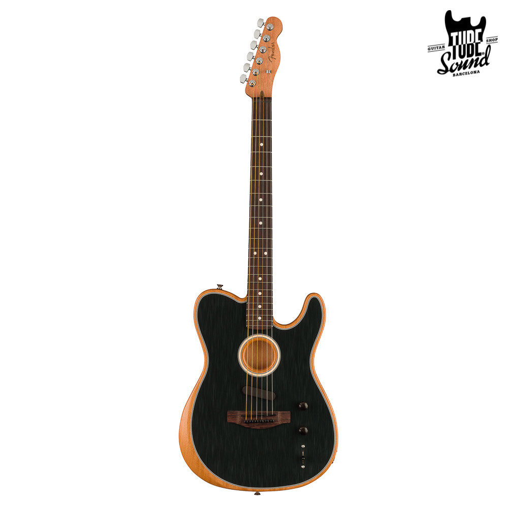 Fender Telecaster Player Acoustasonic RW Brushed Black - Tube Sound  Barcelona