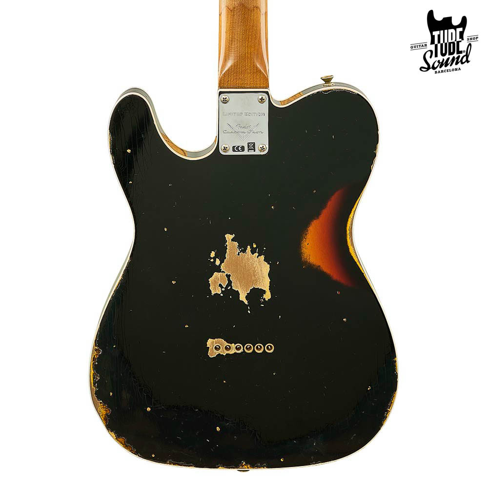 Custom Shop Telecaster レプリカ Fender Custom Shop LTD 1964 Telecaster Relic - Aged Black