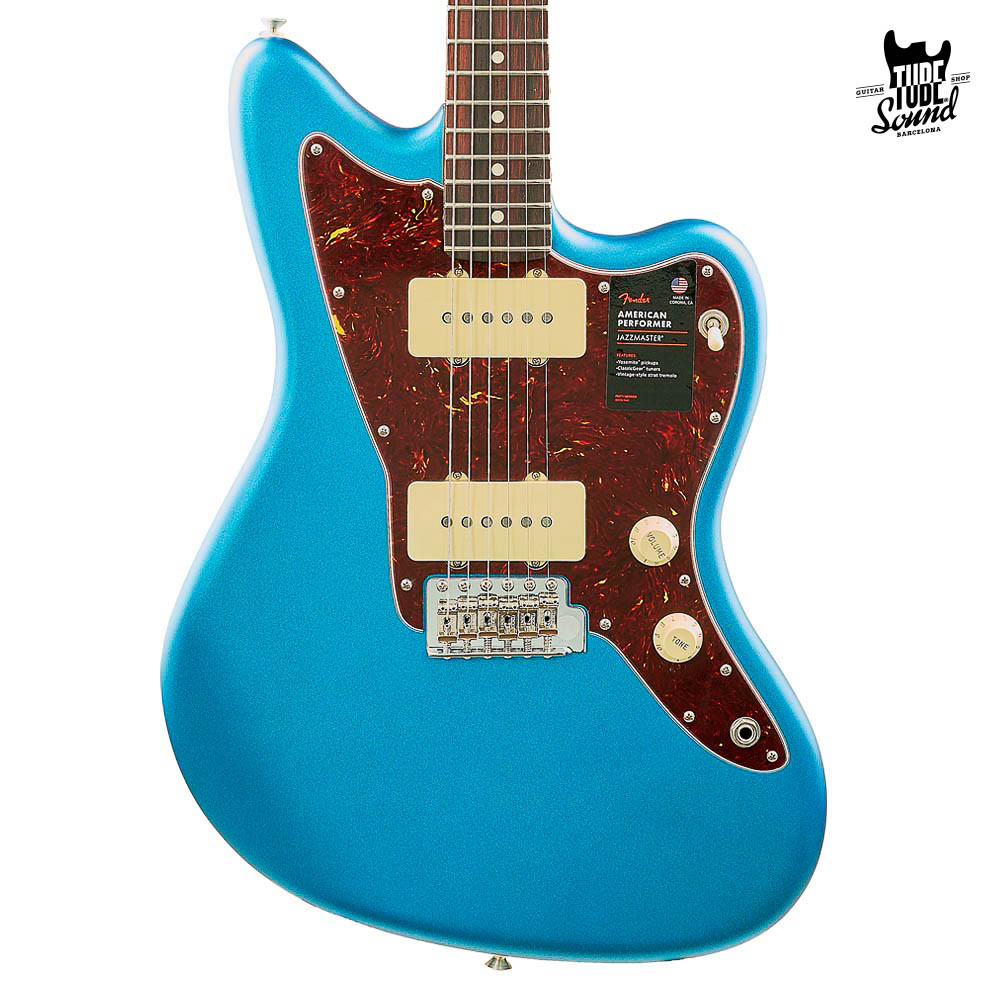 Fender Jazzmaster American Performer RW Satin Lake Placid Blue - Tube Sound  Barcelona
