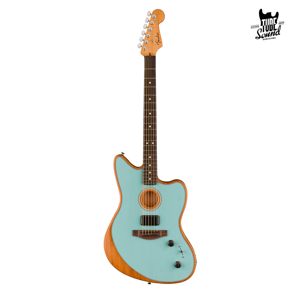 Fender Jazzmaster Player Acoustasonic RW Ice Blue - Tube Sound